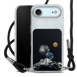 New Carry Case Transparent Stoff schwarz/silber