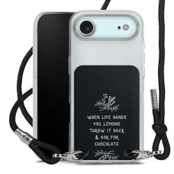 New Carry Case Transparent Stoff schwarz/silber