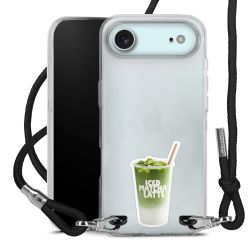 New Carry Case Transparent Stoff schwarz/silber