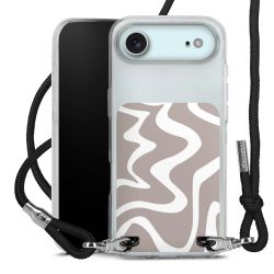 New Carry Case Transparent Stoff schwarz/silber