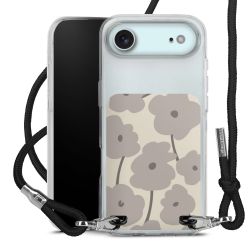 New Carry Case Transparent Stoff schwarz/silber