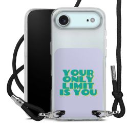 New Carry Case Transparent Stoff schwarz/silber