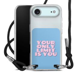 New Carry Case Transparent Stoff schwarz/silber