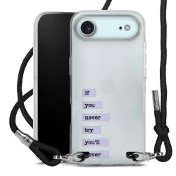 New Carry Case Transparent Stoff schwarz/silber