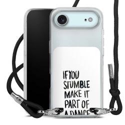 New Carry Case Transparent Stoff schwarz/silber