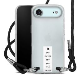 New Carry Case Transparent Stoff schwarz/silber