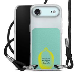 New Carry Case Transparent Stoff schwarz/silber