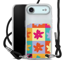 New Carry Case Transparent Stoff schwarz/silber