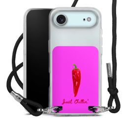 New Carry Case Transparent Stoff schwarz/silber