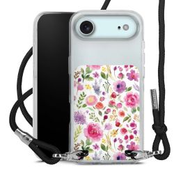 New Carry Case Transparent Stoff schwarz/silber