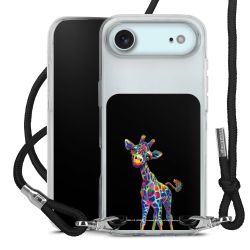 New Carry Case Transparent Stoff schwarz/silber