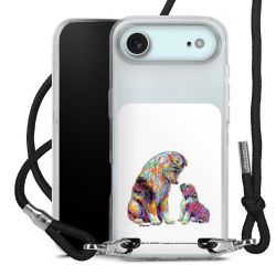 New Carry Case Transparent Stoff schwarz/silber