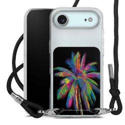 New Carry Case Transparent Stoff schwarz/silber