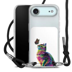 New Carry Case Transparent Stoff schwarz/silber