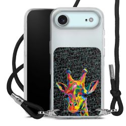 New Carry Case Transparent Stoff schwarz/silber