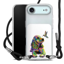 New Carry Case Transparent Stoff schwarz/silber