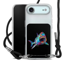 New Carry Case Transparent Stoff schwarz/silber