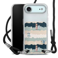 New Carry Case Transparent Stoff schwarz/silber