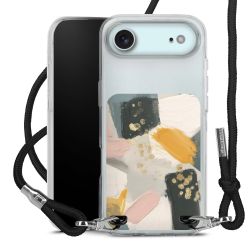 New Carry Case Transparent Stoff schwarz/silber