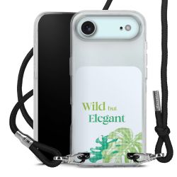 New Carry Case Transparent Stoff schwarz/silber