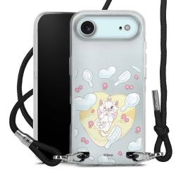 New Carry Case Transparent Stoff schwarz/silber