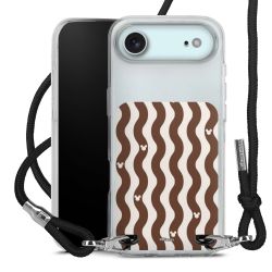 New Carry Case Transparent Stoff schwarz/silber