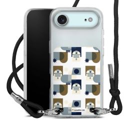 New Carry Case Transparent Stoff schwarz/silber