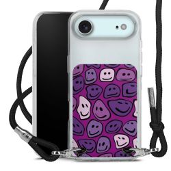 New Carry Case Transparent Stoff schwarz/silber