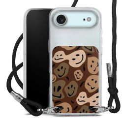 New Carry Case Transparent Stoff schwarz/silber