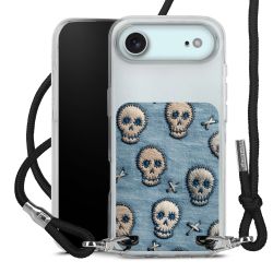 New Carry Case Transparent Stoff schwarz/silber