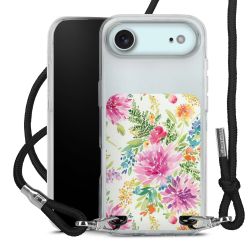 New Carry Case Transparent Stoff schwarz/silber