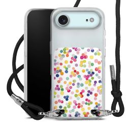 New Carry Case Transparent Stoff schwarz/silber