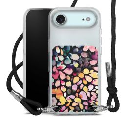 New Carry Case Transparent Stoff schwarz/silber