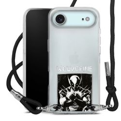 New Carry Case Transparent Stoff schwarz/silber