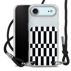 New Carry Case Transparent Stoff schwarz/silber