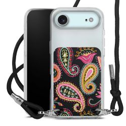 New Carry Case Transparent Stoff schwarz/silber