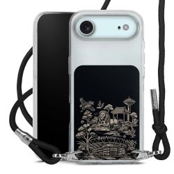 Carry Case Stoff schwarz/silber