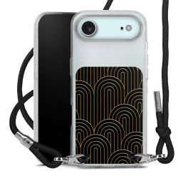 New Carry Case Transparent Stoff schwarz/silber