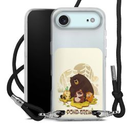 New Carry Case Transparent Stoff schwarz/silber