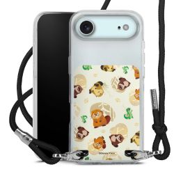 New Carry Case Transparent Stoff schwarz/silber