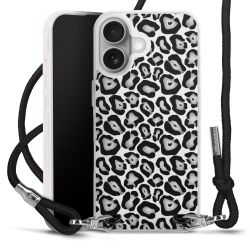 New Carry Case Transparent Stoff schwarz/silber