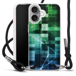 New Carry Case Transparent Stoff schwarz/silber