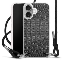 New Carry Case Transparent Stoff schwarz/silber