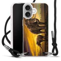 New Carry Case Transparent Stoff schwarz/silber