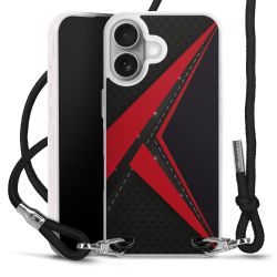 New Carry Case Transparent Stoff schwarz/silber