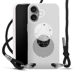 New Carry Case Transparent Stoff schwarz/silber