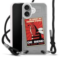 Carry Case Stoff schwarz/silber