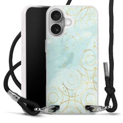 New Carry Case Transparent Stoff schwarz/silber