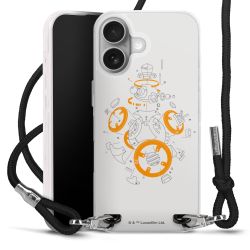 New Carry Case Transparent Stoff schwarz/silber