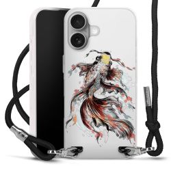 New Carry Case Transparent Stoff schwarz/silber